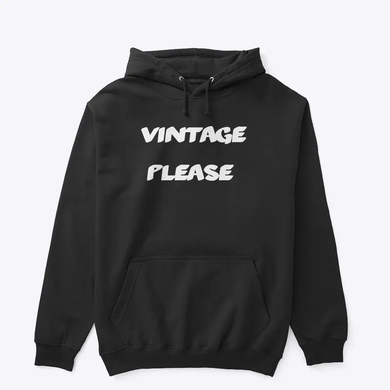 Vintage Please Black